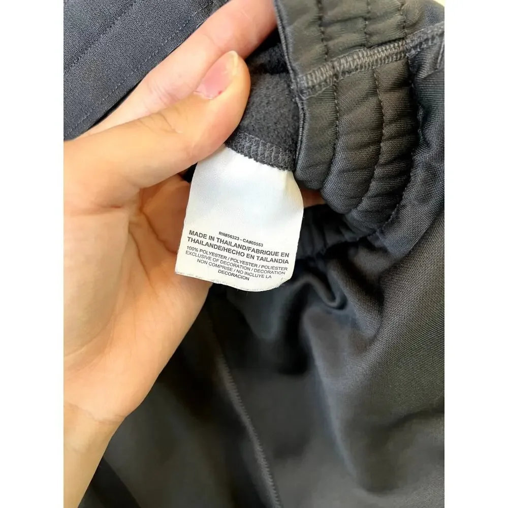 Nike Dri-FIT Gray Track Pants Women's Medium Athletic Joggers Drawstring